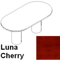 Avenue 144 Racetrack Table w/ Drum Bases