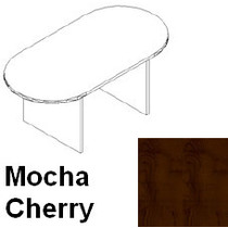Crescendo 96 Racetrack Table w/ Panel Bases