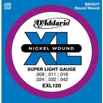 D'Addario EXL120 Nickel Super Light Electric Guitar Strings