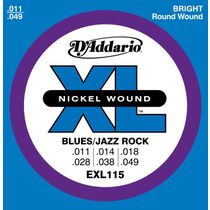D'Addario EXL115 Nickel Blues/Jazz Electric Guitar Strings