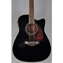 Yamaha FGX730SC Solid Top Acoustic Guitar Tobacco Black