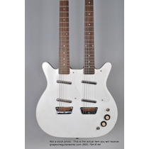 Danelectro Doubleneck Reissue U2 Baritone Electric Guitar With Case
