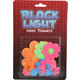 24 Pc Black Light Flowers