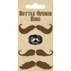 Mustache Bottle Opener Ring