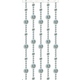 Silver Mirror Ball Curtain