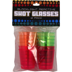 Black Light Shot Glass Set