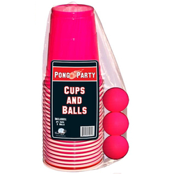 Pink Beer Pong Set
