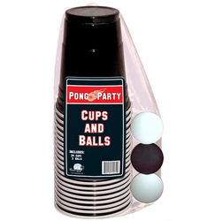 Black Beer Pong Set