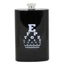 Eye Chart Acrylic Flask