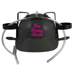 One Crazy Bitch Drinking Hat
