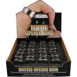 Bottle Opener Ring Display 24pc