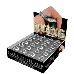 Bling Opener Ring - 24 Pc Display