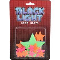 24 Pc Black Light Stars