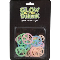 24 Pc Glow Peace Signs