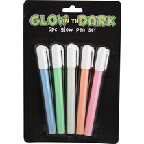 5 Pc Glow Pen Pack