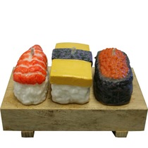 Sushi Candle Set on Block