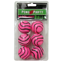 Blacklight Zebra Pong Balls