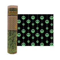 Glow Peace Sign Curtain
