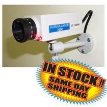 Fake Security Camera with Wall Mount & Blinking Light to look REAL!