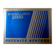 Large "Surveillance 2000 Security Systems" Labels 5" x 7"