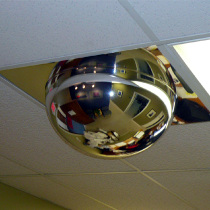 22" Mirrored Dome - One Piece for Drop Ceiling 2'x2'